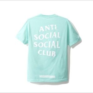 Anti Social Social Club x Neighborhood 911 Turbo Tee - Teal